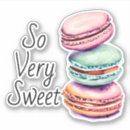 Search for cute macaron stickers Dessert