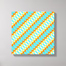 Search for blue orange canvas prints Bright