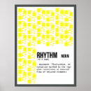 Search for rhythm posters Illustration