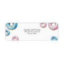 Search for donut return address labels Sweet