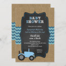 Search for blue tractor invitations Modern