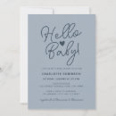 Search for cute baby boy shower invitations Minimal