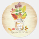 Search for fall leaves stickers Rustic
