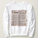 Search for psalm 23 hoodies Bible verse