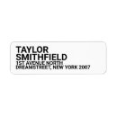 Search for typing return address labels Trendy