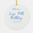 Search for 30th birthday christmas tree decorations Calligraphy typography elegant