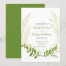 Search for laurel wreath wedding invitations Botanical
