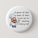 Search for funny hat badges Cook