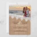 Search for burlap and lace wedding invitations Modern