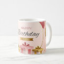 Search for happy birthday balloons mugs Cake