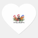 Search for santa chicken stickers Merry christmas