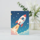 Search for blast off postcards Space