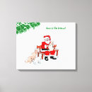 Search for santa claus canvas prints Cat