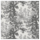 Search for black and white vintage fabric Toile