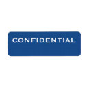 Search for confidential return address labels Private