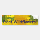 Search for wildflowers bumper stickers For her