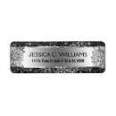 Search for abstract swirl return address labels Black