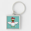 Search for funny chicken key rings Kids