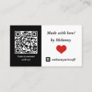 Search for package inserts business cards Qr code