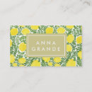 Search for lemon business cards Yellow