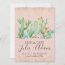 Search for cactus save the dates Bohemian