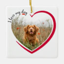 Search for i love my dog christmas tree decorations Heart