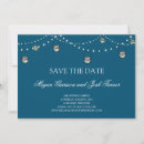 Search for string lights save the dates Mason jar