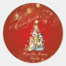 Search for elegant cat stickers Merry christmas