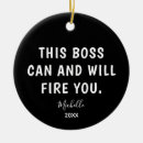 Search for funny boss christmas tree decorations Humour