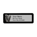 Search for celtic knot return address labels Black