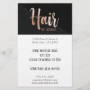 Search for typography flyers Hairstylist