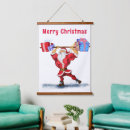 Search for santa claus tapestries Red