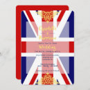 Search for flag wedding invitations British