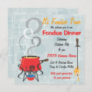 Search for fondue party invitations Retro