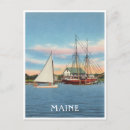 Search for vintage maritime postcards Maine