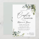 Search for eucalyptus couples shower invitations Elegant