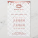 Search for rose 5x8 flyers Makeup artist