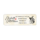 Search for alice wonderland return address labels White rabbit