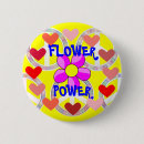 Search for flower power badges 1960s