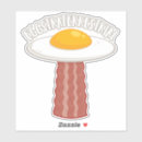 Search for bacon cartoon stickers Breakfast
