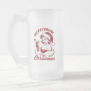 Search for funny christmas beer glasses Holiday humour