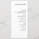 Search for 4 course wedding menus Minimalist