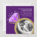 Search for amethyst wedding invitations Gold