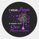Search for raise awareness stickers International overdose awareness day
