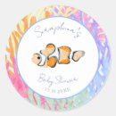 Search for clown fish stickers Coral reef