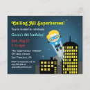 Search for flying heroes invitations Superheroes