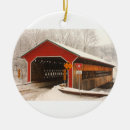 Search for covered bridge christmas tree decorations Winter
