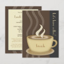 Search for caffeine 4x5 invitations Cappuccino