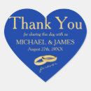 Search for 2 hearts wedding stickers Gold