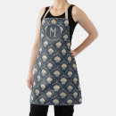 Search for blue and cream aprons Pattern